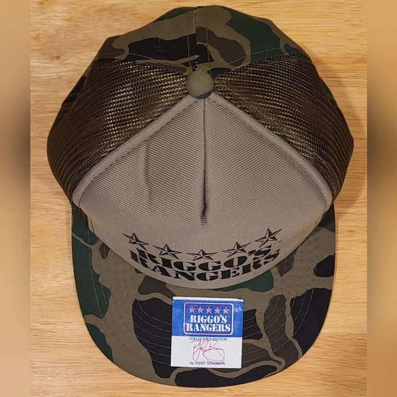 John Riggins Riggo's Rangers Collector's Edition Vintage Original Camo Hat Cap - Picture 9 of 16